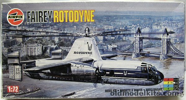 Airfix 1/72 Fairey Rotodyne, 04002 plastic model kit